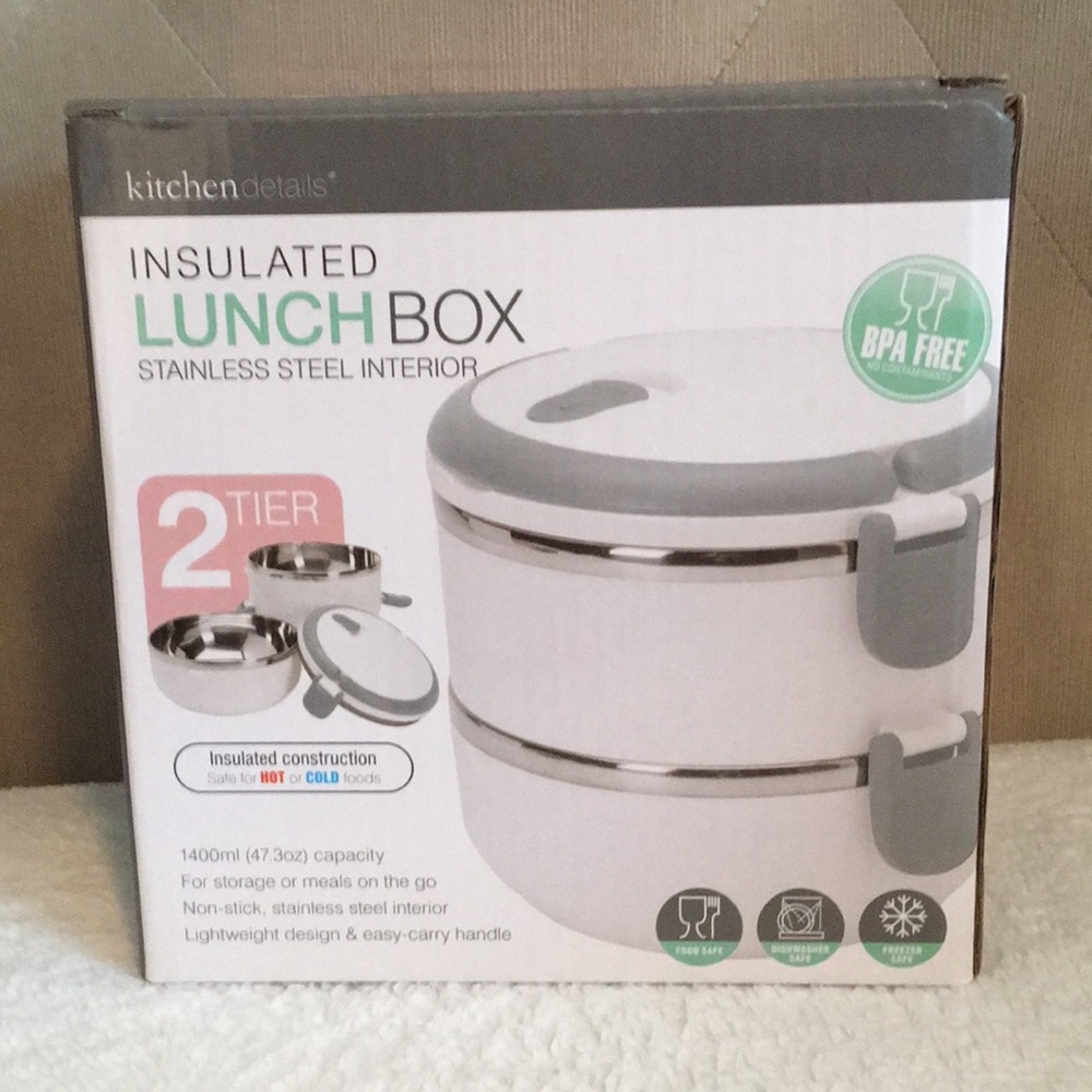 ❤️NEW!!!❤️ Insulated Lunch Box Stainless Steel.